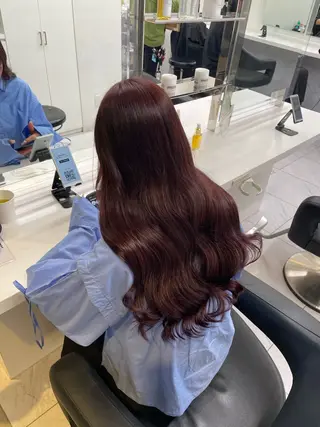ロング カラー ヘアアレンジ 💗横浜美容室 💗HARUNAのヘアスタイル