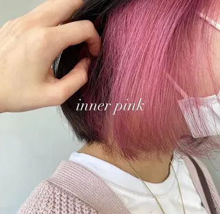 ショート カラー マンツーマン施術🌷 透明感/HIKARIのヘアスタイル