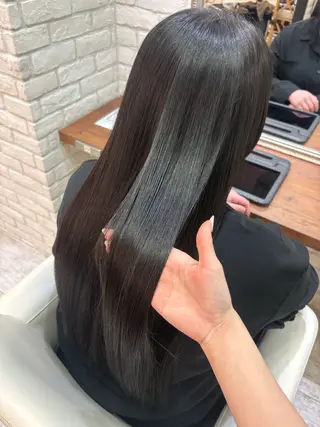 ロング 縮毛0円モデル募集/ ♡nanami♡のヘアスタイル