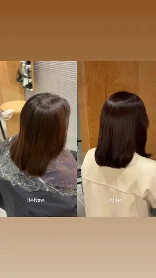 ミディアム カラー 柔らかいカラー/ 透明感/Airi🎀のヘアスタイル