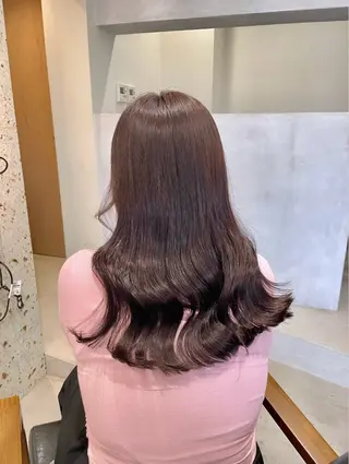ロング カラー tim hinaのヘアスタイル