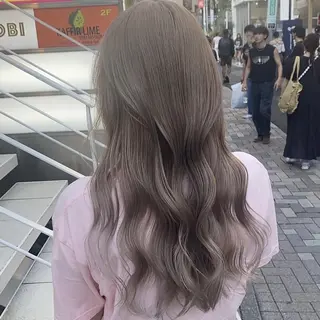 ロング カラー 💖ブリーチ/暖色 𝐘𝐮𝐢💖のヘアスタイル