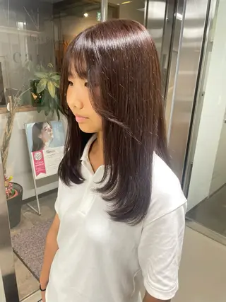 セミロング デザインカラー/ レイヤー🎀moeのヘアスタイル