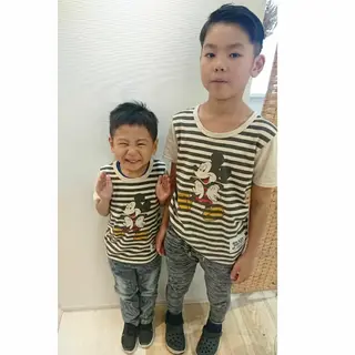 キッズ ra ci cu らしくのヘアスタイル