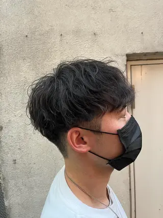 ショート パーマ メンズ 🏆メンズヘア特化 🥇代表りんぺーのヘアスタイル