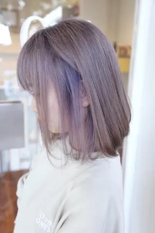 カラー 限定1名撮影モデル 村中衣里のヘアスタイル