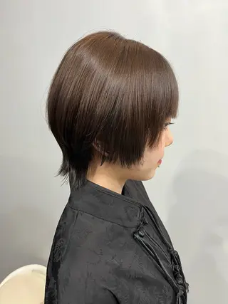 ショート カラー 🎀透明感 カラー🎀ミズキのヘアスタイル