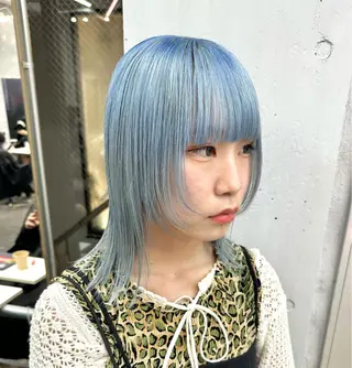 ミディアム カラー パーマ ヘアアレンジ メンズ ササキカズマ〻透明感 〻色落ち〻赤み消しのヘアスタイル