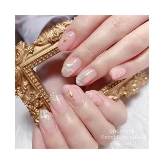 セミロング ネイル 👑enen style👑のネイルデザイン