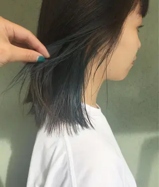 ミディアム HARU /stylistのヘアスタイル