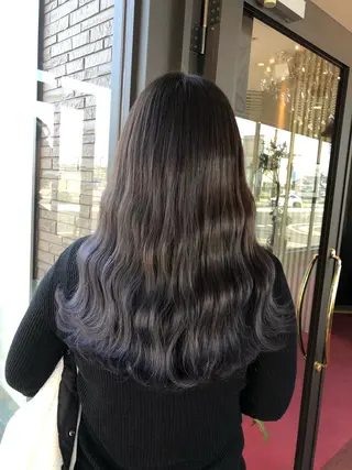 ミディアム カラー ヘアアレンジ 大塚 貴之のヘアスタイル