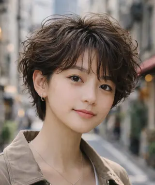 ショート パーマ 【パーマ特化美容師】 🔥Yoshiyaのヘアスタイル