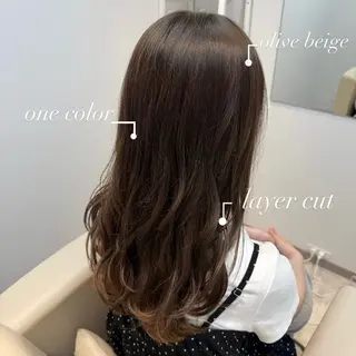 ロング カラー SALOWIN千葉suite店所属・秋元舞香 【髪質改善/カラー】のヘアスタイル