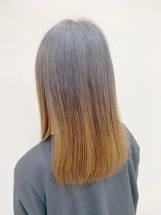 ロング ブリーチでもできる 縮毛矯正相原慎🌈のヘアスタイル