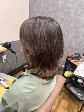 ミディアム パーマ reeed konnoのヘアスタイル