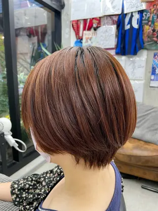 ショート すぐ巻ける縮毛矯正 🍀勝倉　麗のヘアスタイル