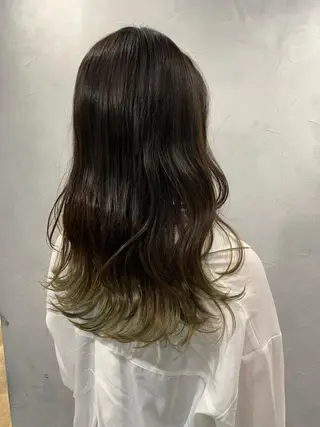 ロング カラー 江畑 匠 新宿三丁目 徒歩30秒⭐️のヘアスタイル