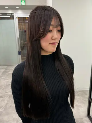 ロング カラー azumi/ボブ/暖 色/オリーブ/縮毛のヘアスタイル