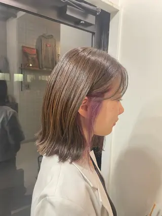 カラー オオサコ アヤミのヘアスタイル