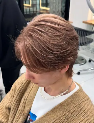 カラー メンズ 菅野 心悠/メンズヘアのヘアスタイル