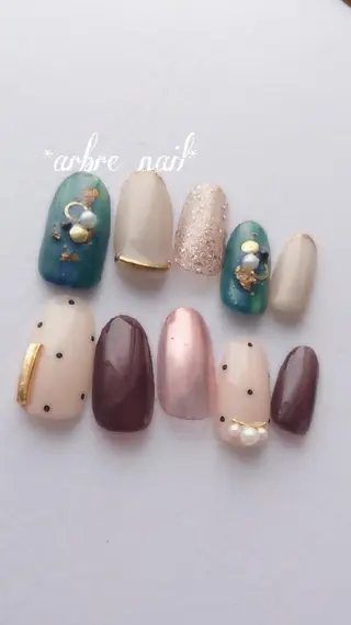 ネイル ✯.。 arbre nail 。✯.のネイルデザイン
