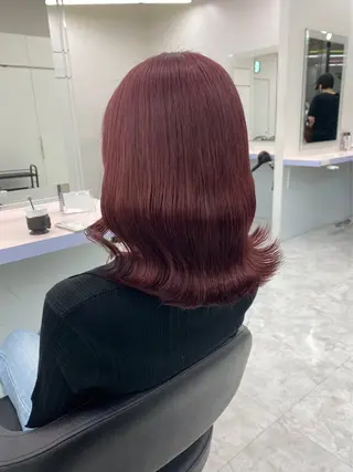 ミディアム カラー パーマ ヘアアレンジ メンズ 🤍透明感カラー🤍 似合わせ🤍AINEのヘアスタイル