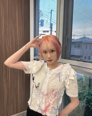 ショート カラー 髪質改善/縮毛矯正/ 透明感カラーYUMAのヘアスタイル