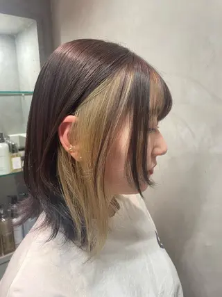 ミディアム PANOLA下北沢 中川夢菜のヘアスタイル