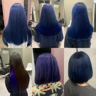 カラー 酸性ストレート 髪質改善のヘアスタイル