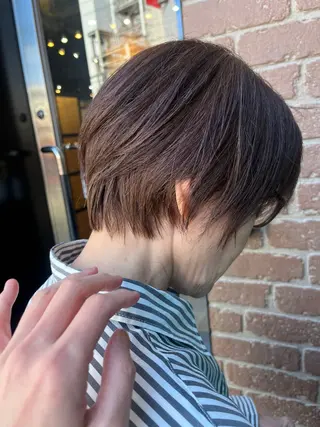 ミディアム カラー 久木原 ゆりのヘアスタイル