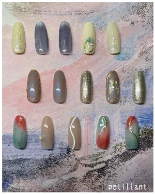 ネイル nail salon petillantのネイルデザイン