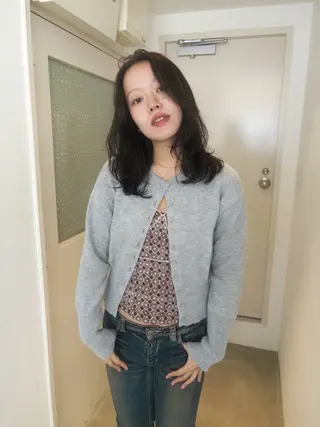 ミディアム 松林 芽依のヘアスタイル