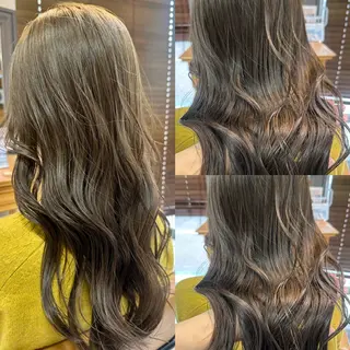 ロング カラー 和田 直也のヘアスタイル