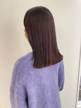 セミロング カラー ウルフ/ボブ/レイヤ ーカット◎ricoのヘアスタイル