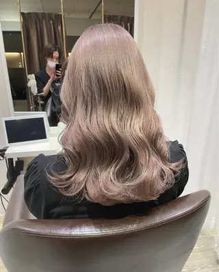 ロング カラー 艶感カラー🫧‪三浦 衣織のヘアスタイル