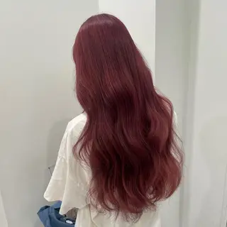 セミロング カラー 大人っぽ♡上品な暖色 ♡ブリーチなし♡のヘアスタイル
