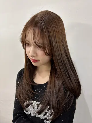 カラー 山西 真奈のヘアスタイル