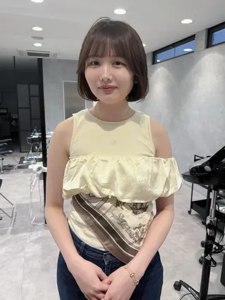 ショート 野林 夏帆のヘアスタイル