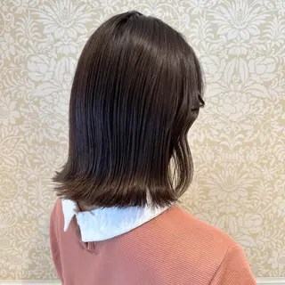 ミディアム カラー 髪質改善カラー💎 オオネヨシナリのヘアスタイル