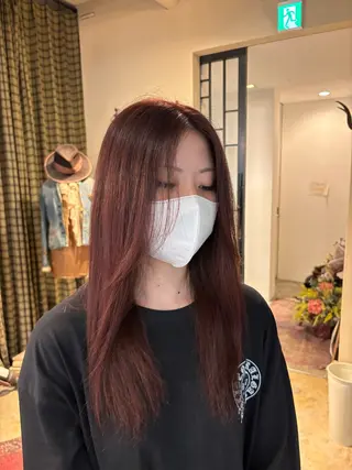 セミロング カラーモデル募集中 ブリーチなし露口峻大のヘアスタイル