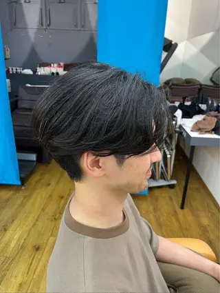 メンズ 上𦚰 慶のヘアスタイル