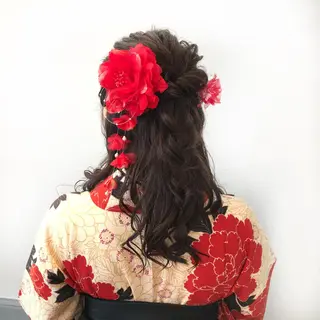 ヘアアレンジ 🪐脱白髪染め 🪐松尾菜々美のヘアスタイル