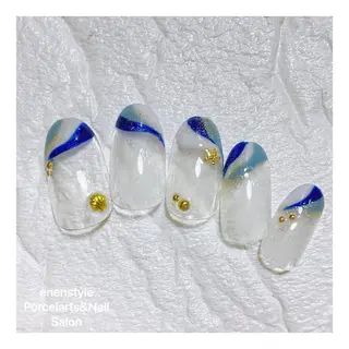 ミディアム ネイル 👑enen style👑のネイルデザイン