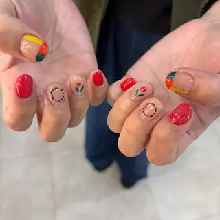 ネイル 栗田 ゆう子のネイルデザイン