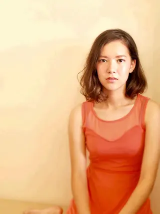 ミディアム 宮城 将大のヘアスタイル