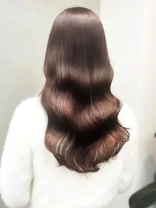 ミディアム ced下赤塚店／うる 艶ヘアカラー🦋のヘアスタイル