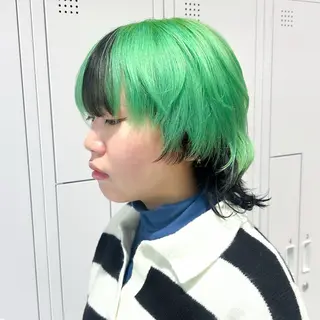 ミディアム カラー 🤡暖色レイヤー 🤡みさきのヘアスタイル