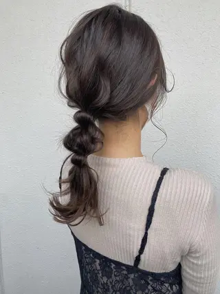 セミロング ヘアアレンジ plumu. ♡【プリュム】のヘアスタイル