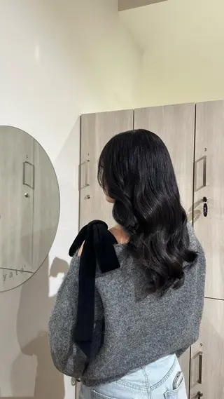 ロング 似合わせツヤカラー 【yate'】ユウナのヘアスタイル