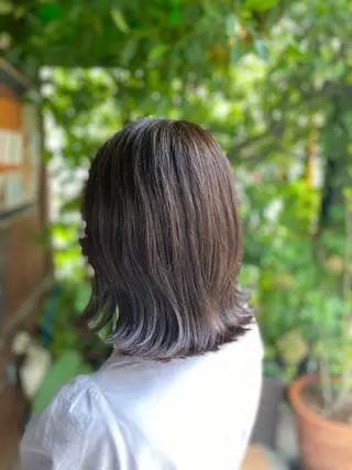 ミディアム カラー 古西 康裕のヘアスタイル